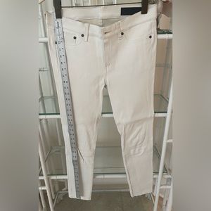 Rag & Bone New York 100% White Lamb Leather Size Size 29